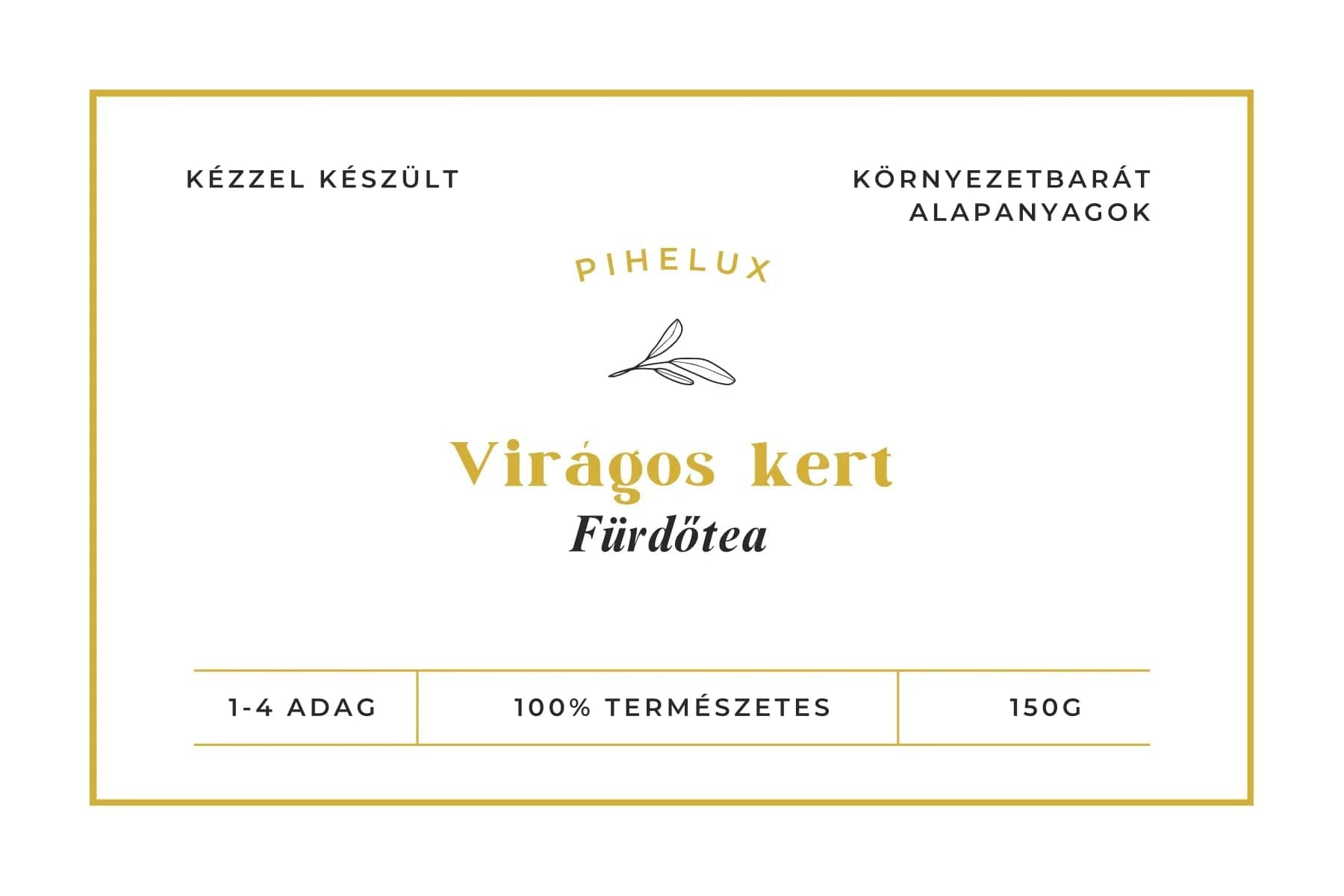 Virágos kert | Fürdőtea – PiheLux | PiheLux Virágos kert – természetes fürdőtea a PiheLux kínálatából Virágos kert – bio összetevőkből készült fürdőtea | PiheLux